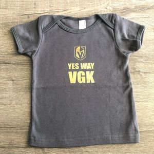YES WAY VGK Vegas Born Golden Knights baby t NWT